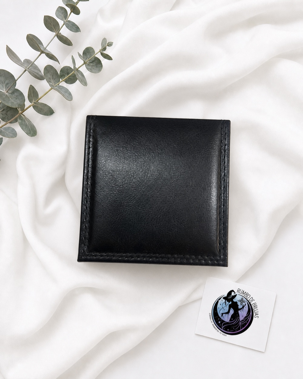 Cartera negra de caballero — Rumbo de Brujas