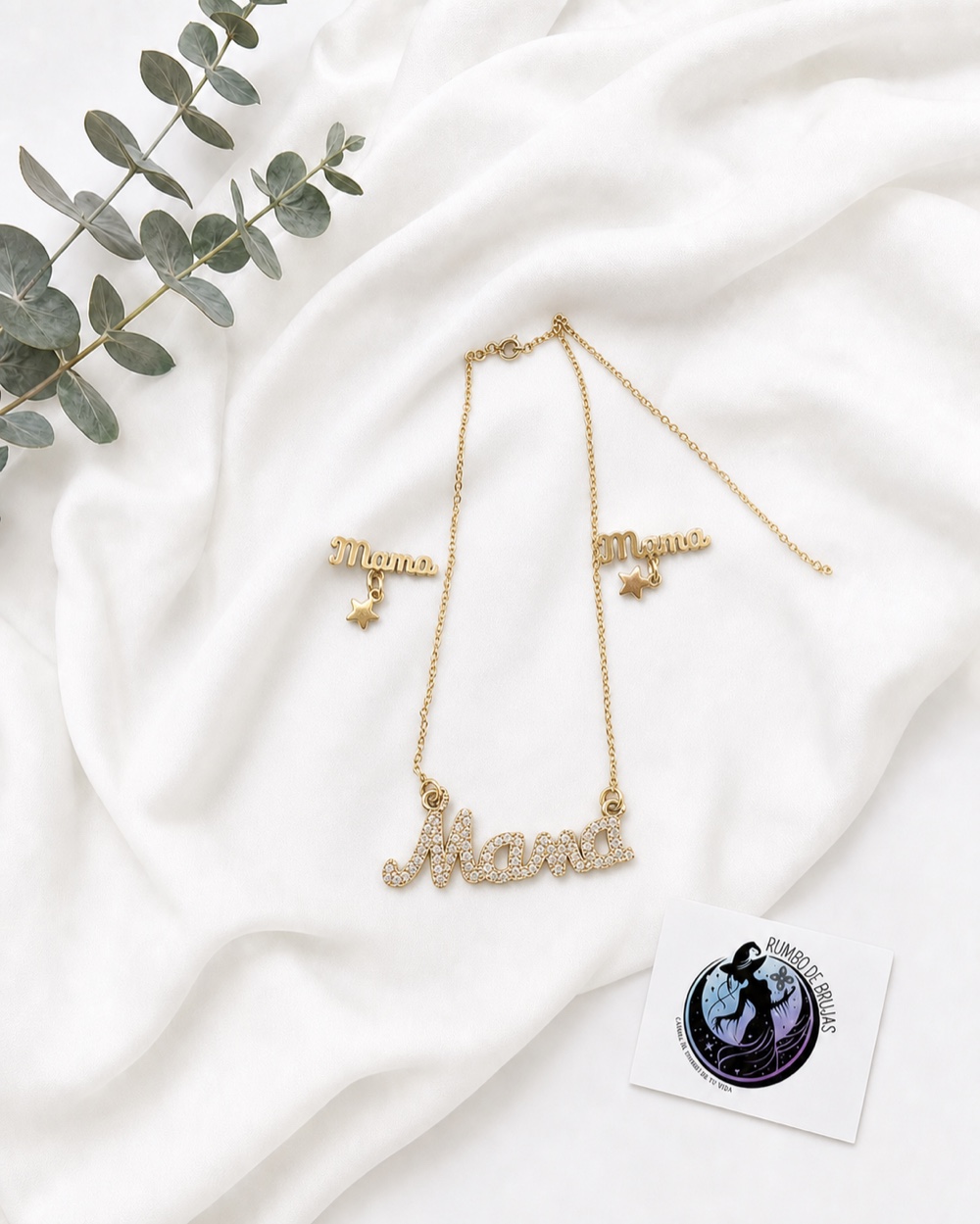Conjunto dorado «Mamá» — Rumbo de Brujas