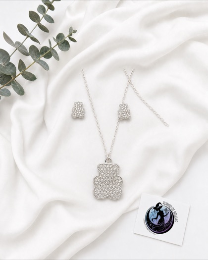 Conjunto plateado de ositos — Rumbo de Brujas